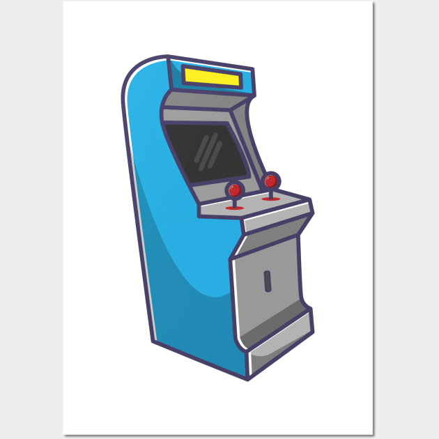 game arcade Wall Art by fflat hds